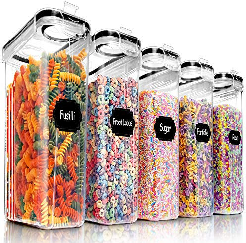 PRAKI Food Storage Contianer 4L 5 Set (Black)