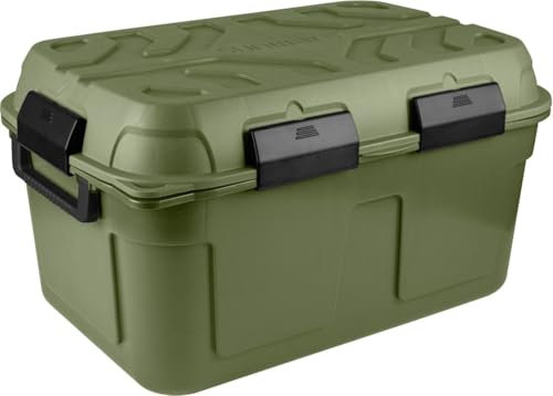 Sunware Q-Line wasserdichte Aufbewahrungsbox - 130 Liter - 790x545x425mm - Grün/Schwarz