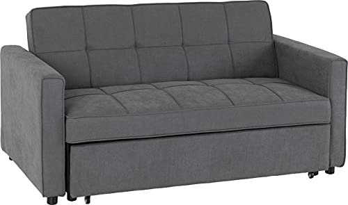 Seconique Astoria Sofa Bed in Dark Grey Fabric