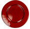 Brandani 51033 Sottopiatto Rosso Vetro, d 32 cm. Lavaggio a mano