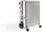 PIFCO 2500W White 11 Fin Oil Filled Radiator With Timer - 3 Heat Settings 1000W, 1500W, Energy Efficient - 24hr Heater for Home, Office - Free Standing, 203885