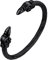 FaithHeart Punk Verdrehtes Armband für Herren Jungen Punk Viking Raven Armband Punk Verstellbarer Kettenarmband mit Geschenkebox für Freunden Ehemann