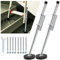 Ladder Leveler Pair,Ladder Accessories Tools,Ladder Leveler with Rubber Feet Working on Stairs, Adjustable Ladder Leveler for Stable Platform (Sliver)