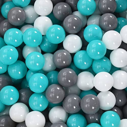 vidaXL Multicolour Play Balls for Kids - Pack of 250 Durable Plastic Balls for Pools, Play Tents, Paddling Pools