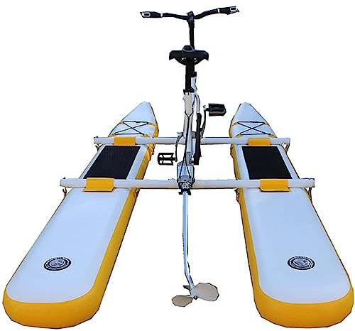 Usknxiu Waterbike Aufblasbares Kajak Seefahrrad Meer Tretfahrrad Boot aufblasbares Wasserfahrrad Aerobic-Fahrrad aufblasbares Kajak DIY-Fahrrad Fischerboot