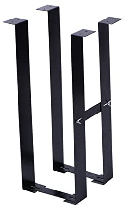 Hemobllo Supporto PC Regolabile per Desktop, Compatibile con Computer Fisso e Portatile, Regolabile Sotto, Supporto Cassa del Computer, Nero, 1 Unità