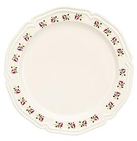 BGFYUSF Muster Speiseteller Vintage Keramik Teller Set Steak Frühstück Obst Salat Geschirr (D 23,5 cm)