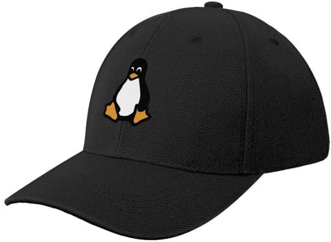 WVVCXCC modische und Unisex Linux Smoking Demented Baseball Cap Trucker Cap |-F-| Militärmütze Mann Baseball für Männer Damen Sport Outdoor-Geschenke