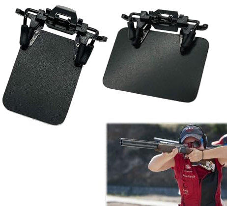 Sprießen Lot De 2 Patchs Pour Lunettes De Tir à l'Arc, Patchs Pour Lunettes De Vue Standard International, Patch Pour Lunette De Tir, Patch Pour Lunette De Tir Sportif(Noir)