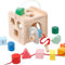 Fullware Formsortier-Holzspielzeug ab 6 Monate, Montessori Baby Spielzeug ab 1 Jahr, Babyblöcke Feinmotorik Sortierspiele für frühes Lernen, Geschenk für Kleinkinder Jungen Mädchen ab 6 Monate