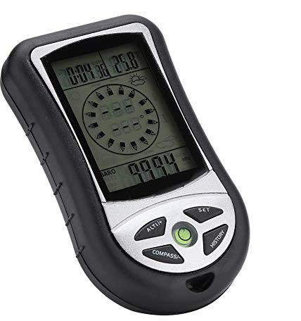 Tragbarer Digitaler Kompass mit Höhenmesser für Outdoor-Wandersport