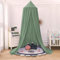 Aolso Betthimmel Babybett, 245x270 cm, Baumwolle, Romantisch, Grün