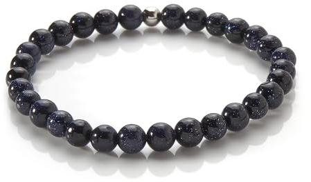 Armband - Edelstein-Armband - Kugel-Armband 6mm - Perlenarmband