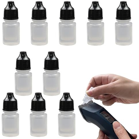 Trimmer Oil für Haarschneider Tragbares 10-Flaschen-Schmiermittel | Elektrorasierer-Öl Schmiermittel Für Friseure, , Haushalt, Nähmaschinen, Aktenvernichter Werkzeuge