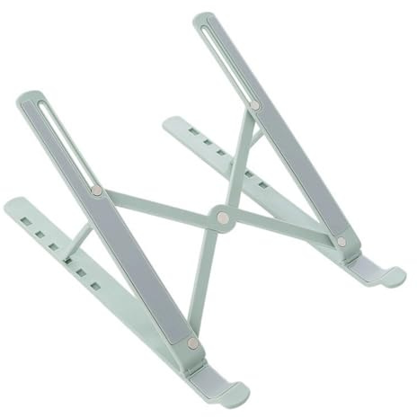 Laikoutd Vertical Laptop Stand for Desk Holder Space Saving Adjustable Stand Support Rack for Tablet Foldable Laptop Holder