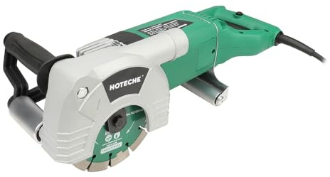 Hoteche 156mm 2400W Schlitzfräse - 8000RPM, Grün, Farbige Verpackung + Kunststoffkasten