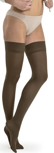 Marilyn Class 2 Medical Compression Support Hold Up Stockings Nero ML
