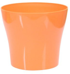 Gardenico Übertopf Tulipan KST, Ø 24 cm, orange Tulipan, orange, 24x24x21cm