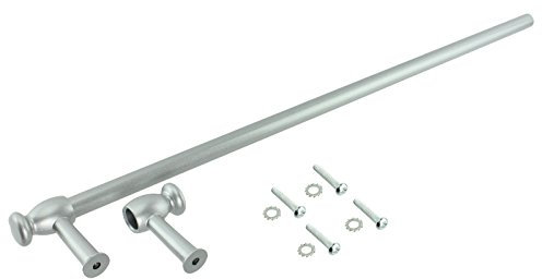 Spares2go cortado a tamaño de tirador de puerta/toallero para Stoves Horno Cookers (plata)