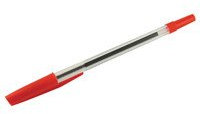 Whitebox Red Medium Ballpoint Pens [Pack of 50]