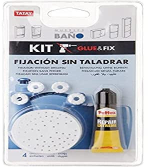 Tatay Bath Cabinet Glue and Fix Kit, White