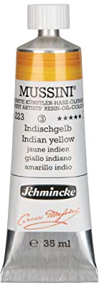 MUSSINI® - finest artist's resin oil colors, Indian yellow - 35 ml