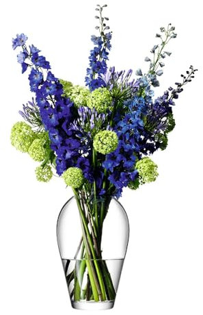 LSA International FW09 Grand vase Flower, hauteur 35 cm, transparent