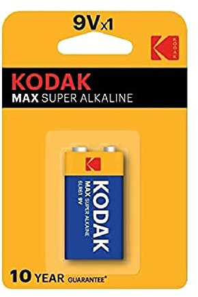 Kodak Max Alkaline Battery 6LR61 – 9 V BL1