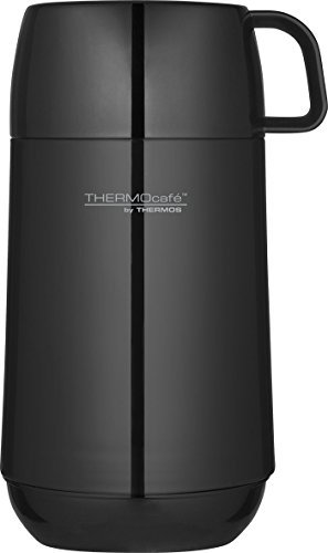 Thermos Cafe by 4053.233.050 Challenger Thermal Food Storage Container, 0.5 Litre, Plastic Black, Plastic, black, 12,5x12,5x23,5 cm