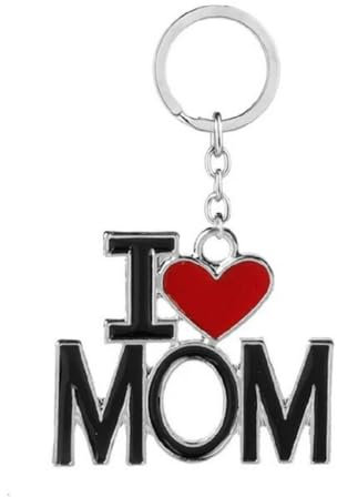 Schlüsselanhänger I Love MOM | Geschenk für Frauen | Damen | Mama | Liebe | Mutter