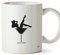 Hippowarehouse Cocktail Glass Girl Printed Mug Cup Ceramic 10oz