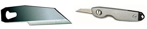 Stanley 0 10 598 Couteau scalpel de poche (Import Grande Bretagne) + Stanley 5901 (50) Knife Blades Str'Ght 1 11 221