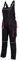 NIZO A Sicherheitslatzhose für Frauen in SCHWARZ - Latzhose Arbeitshose Damen Mädchen Schutzhose Arbeitslatzhose Kombihose (188/100-108)