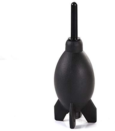 Fotga PRO 6,6 Zoll Rubber Rocket Air Blower Duster-Reinigung für DSLR-Kamera CCD-Objektiv-Tastatur-Staubreiniger (Schwarz)