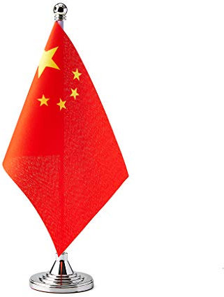 Mini drapeaux chinois pour décoration de table ou de bureau