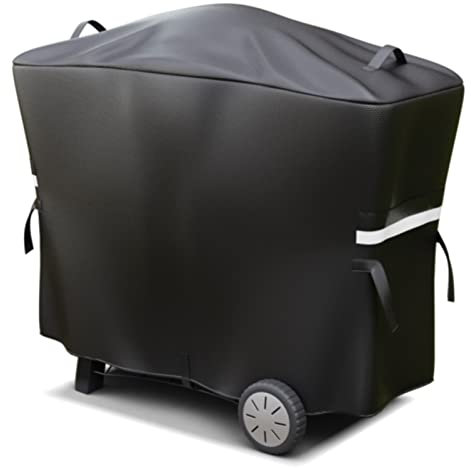 Grisun 7112 Copertura per griglia Weber Q2000, Q2200, Q2400, Q300, Q3000, Q3200, Q3200, copertura impermeabile antisbiadimento, cinghie per fissare, maniglie per facile da mettere e togliere,