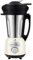 Senya Blender Chauffant Inox Cook & Ice V3 Crème, Mixeur Soupe Veloutée/Moulinée, Cuisson Vapeur, Glace Pilée Smoothies, 1,5L, 1400W, et son panier vapeur en silicone piable de 2L SYCP-HB008CA