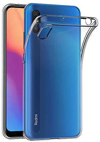 AICEK Hülle Compatible für Xiaomi Redmi 9A Transparent Silikon Schutzhülle für Redmi 9A Case Clear Durchsichtige TPU Bumper Xiaomi Redmi 9A Handyhülle (6,53 Zoll)