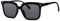 Eyekepper Hochwertigen Lesebrille - Übergroße Rechteckig Qualität Lesehilfe für Damen Graue Gläser +1.50