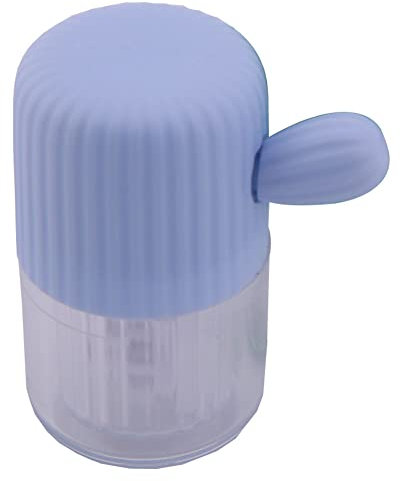 TOSSPER 1pc Manual Contact Lens Storage Box Contact Lens Cleaner Holder Contact Lens Washer Container (random Color)