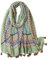 FAIRYGATE Schals & Tücher für Damen Hochwertiger Elegant Blumenmuster Kopfwickel Tuch für Mädchen Schal Damen Grün 15225, 90 * 180 cm
