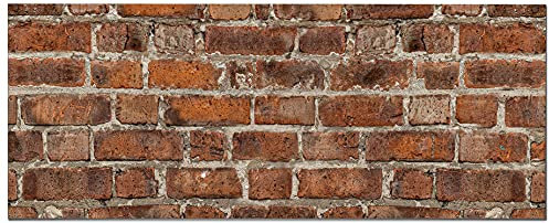 Panorama Spritzschutz Ziegel 60x300 cm - Küchenrückwand Platte - Küchenwand - Küche Selbstklebend