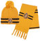 Harry Potter Mütze und Schal, Winter-Set für Kinder und Jugendliche, Hogwarts, Hufflepuff, Winter-Accessoires - Gelb