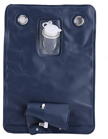 CCBUY Bomba de limpiaparabrisas Depósito de limpiaparabrisas con Bomba 12V Kit Universal de limpiaparabrisas Kit de Bolsa con Interruptor de botón Jet for Autos clásicos