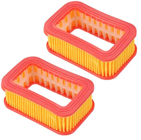 PATIKIL 84x54x30mm Plastic Paper Air Filter Kit, 2 Pcs Chainsaw Air Filter for 5200 5800 52cc 58cc Chain Saws Engine Cleaner Replacement Parts