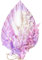 The Baked Studio - Dried Flowers For Cakes Decoration And Crafts With Pink & Purple Glitter Palm Spear (Pink, Purple Glitter & White)