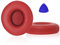 Replacement Ear Pads for Beats Solo 2 & Solo 3 Wireless On-Ear Headphones, Premium Headphones Cushions with Softer Leather and Memory Foam,Red