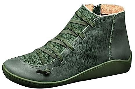 NOAGENJT stivali donna estivi bianchi stivali di gomma stivali motocross 43 stivali bambino cowboy western scarpe sandali gioiello Sneakers da donna con punta in acciaio Verde-a 8.99