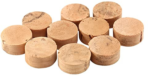 Frefgikty 10Pcs Water Key Water Key Spit Valve Cork Pad For Trumpet Trombone Repair Accessories Diameter 9Mm Thickness 4Mm