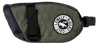 Bolsa Sillín Bicicleta Impermeable 1.3L Ligera 108g Compacta Cremallera Resistente Triple Sujeción Segura Asiento Mosquetón Integrado Bolsillo Interno Soporte Luz Herramientas MTB Carretera E-Bike